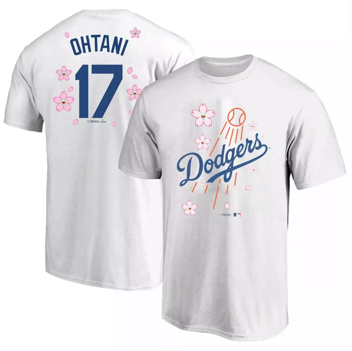 Men Los Angeles Dodgers #17 Ohtani white MLB 2025 T shirt style 2->mlb t-shirts->Sports Accessory